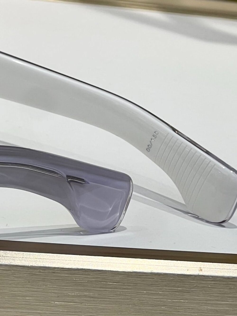 Jacques Marie Mage White Thick-Frame Rectangular Glasses - Picture 7 of 9